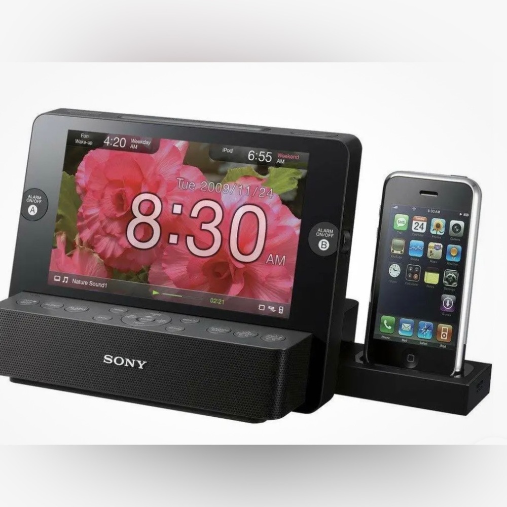 Sony ICF-CL75IP Dream Machine clock radio iPod®/iPhone® dock docking station LCD